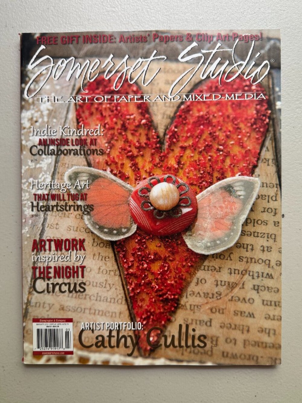 Somerset Studio: The Art of Paper & Mixed Media Mar/Apr 2014 (magazine)